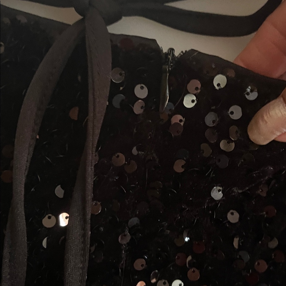 Elegant Black Sequin Dress small No brand - Picture 8 of 9